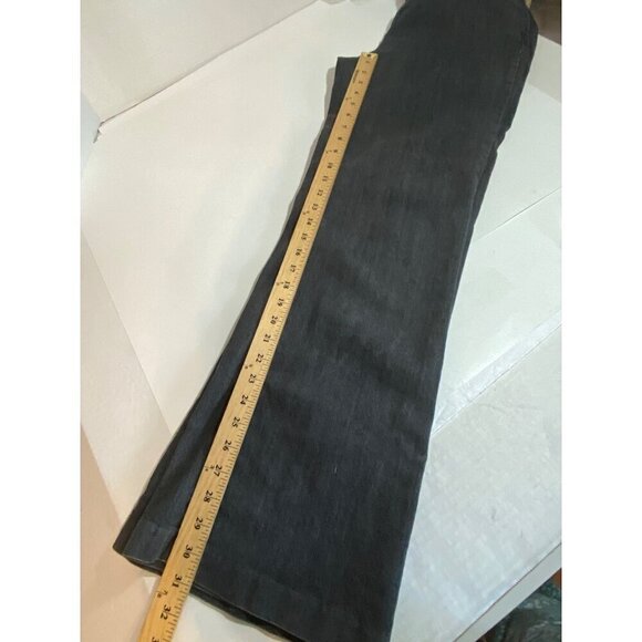 Chico’s Bootcut Denim Jeans Gray Slant Front Pockets Women’s Size 1 Regular - Picture 10 of 11